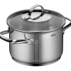 Induktionstöpfe|WMF Silit Achat Kochtopf mit Deckel, 16 cm