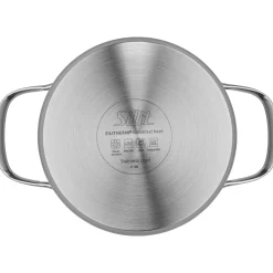 Induktionstöpfe|WMF Silit Achat Kochtopf mit Deckel, 16 cm