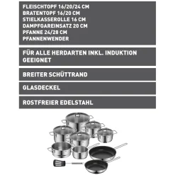 Topfsets|WMF Silit Alicante Kochgeschirr-Set, 10-teilig