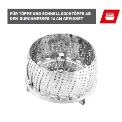 Zubehör Töpfe|WMF Silit Dämpfkorb, 14 cm