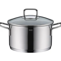 Kochtöpfe|WMF Silit Extra Cook Kochtopf 20 cm mit Glasdeckel