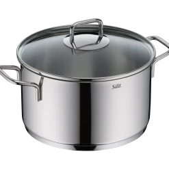 Kochtöpfe|WMF Silit Extra Cook Kochtopf 24 cm mit Glasdeckel