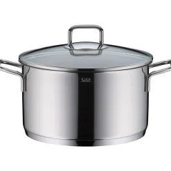 Kochtöpfe|WMF Silit Extra Cook Kochtopf 24 cm mit Glasdeckel