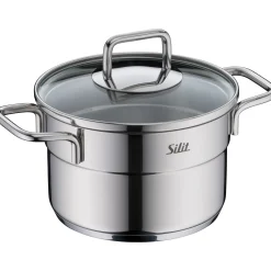 Kochtöpfe|WMF Silit Extra Cook Mini-Kochtopf 14 cm mit Glasdeckel