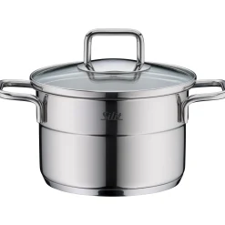 Kochtöpfe|WMF Silit Extra Cook Mini-Kochtopf 14 cm mit Glasdeckel