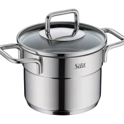 Kochtöpfe|WMF Silit Extra Cook Mini-Kochtopf 12 cm mit Glasdeckel
