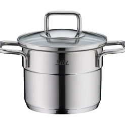 Kochtöpfe|WMF Silit Extra Cook Mini-Kochtopf 12 cm mit Glasdeckel