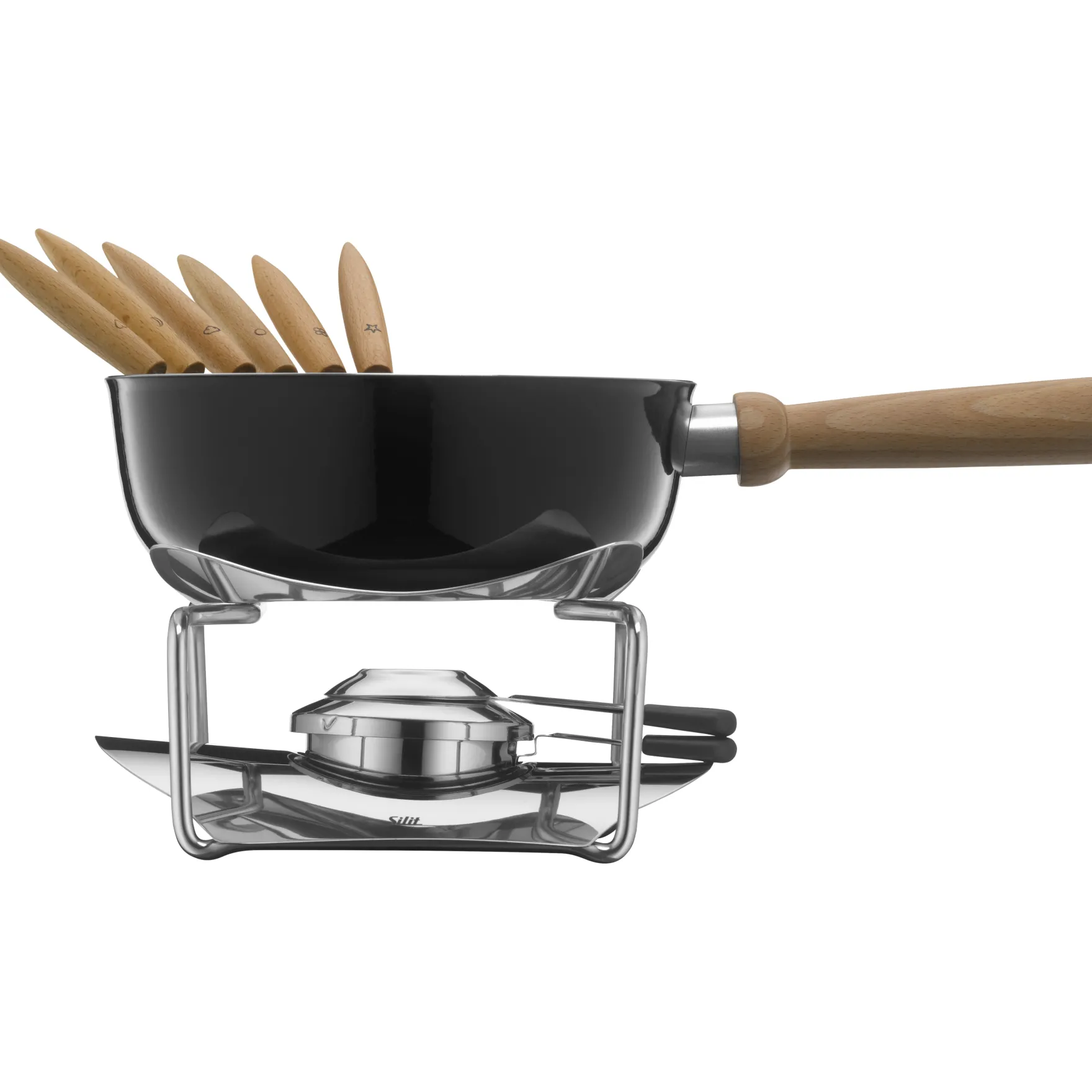 Fondues|Fondues|WMF Silit Käsefondue-Set, 9-teilig