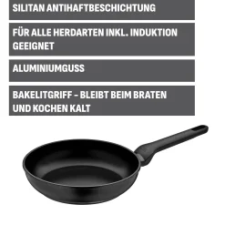 Induktionspfannen|Bratpfannen|WMF Silit Merida Stielpfanne, 24 cm