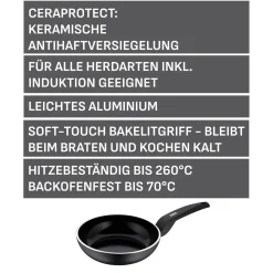 Induktionspfannen|Bratpfannen|WMF Silit Messino Stielpfanne, 20 cm