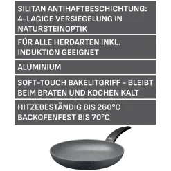 Induktionspfannen|Bratpfannen|WMF Silit Montano Stielpfanne, 28 cm
