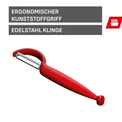 Küchenutensilien|Weitere Küchenmesser|WMF Silit Pelaro Tomaten- und Gemüseschäler, rot
