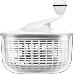 Schüsseln|WMF Silit Salatschleuder, Weiß