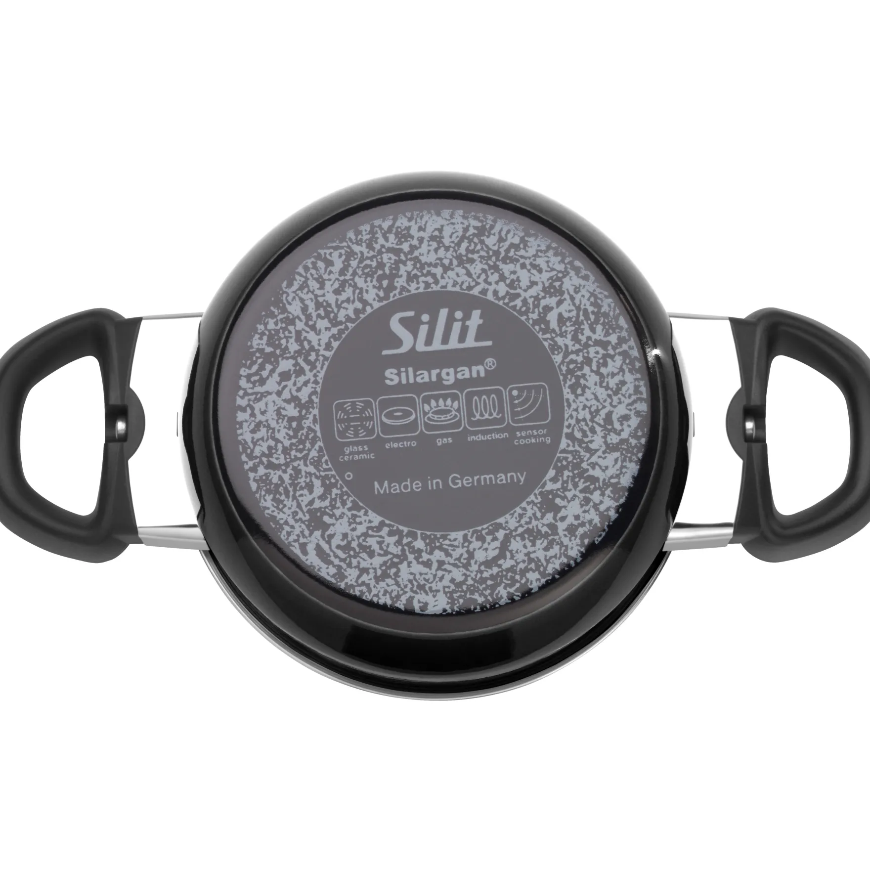 Bratentöpfe|WMF Silit Silargan® Modesto Bratentopf mit Deckel, 16 cm, Black