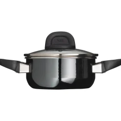 Bratentöpfe|WMF Silit Silargan® Modesto Bratentopf mit Deckel, 16 cm, Black