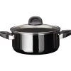 Bratentöpfe|WMF Silit Silargan® Modesto Bratentopf mit Deckel, 24 cm, Black