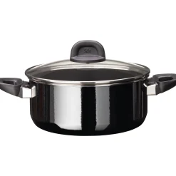 Bratentöpfe|WMF Silit Silargan® Modesto Bratentopf mit Deckel, 24 cm, Black