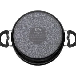 Bratentöpfe|WMF Silit Silargan® Modesto Bratentopf mit Deckel, 24 cm, Black