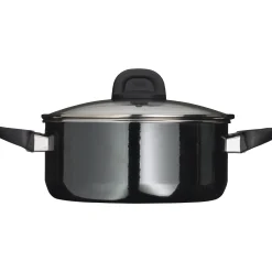 Bratentöpfe|WMF Silit Silargan® Modesto Bratentopf mit Deckel, 24 cm, Black