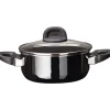Bratentöpfe|WMF Silit Silargan® Modesto Bratentopf mit Deckel, 20 cm, Black