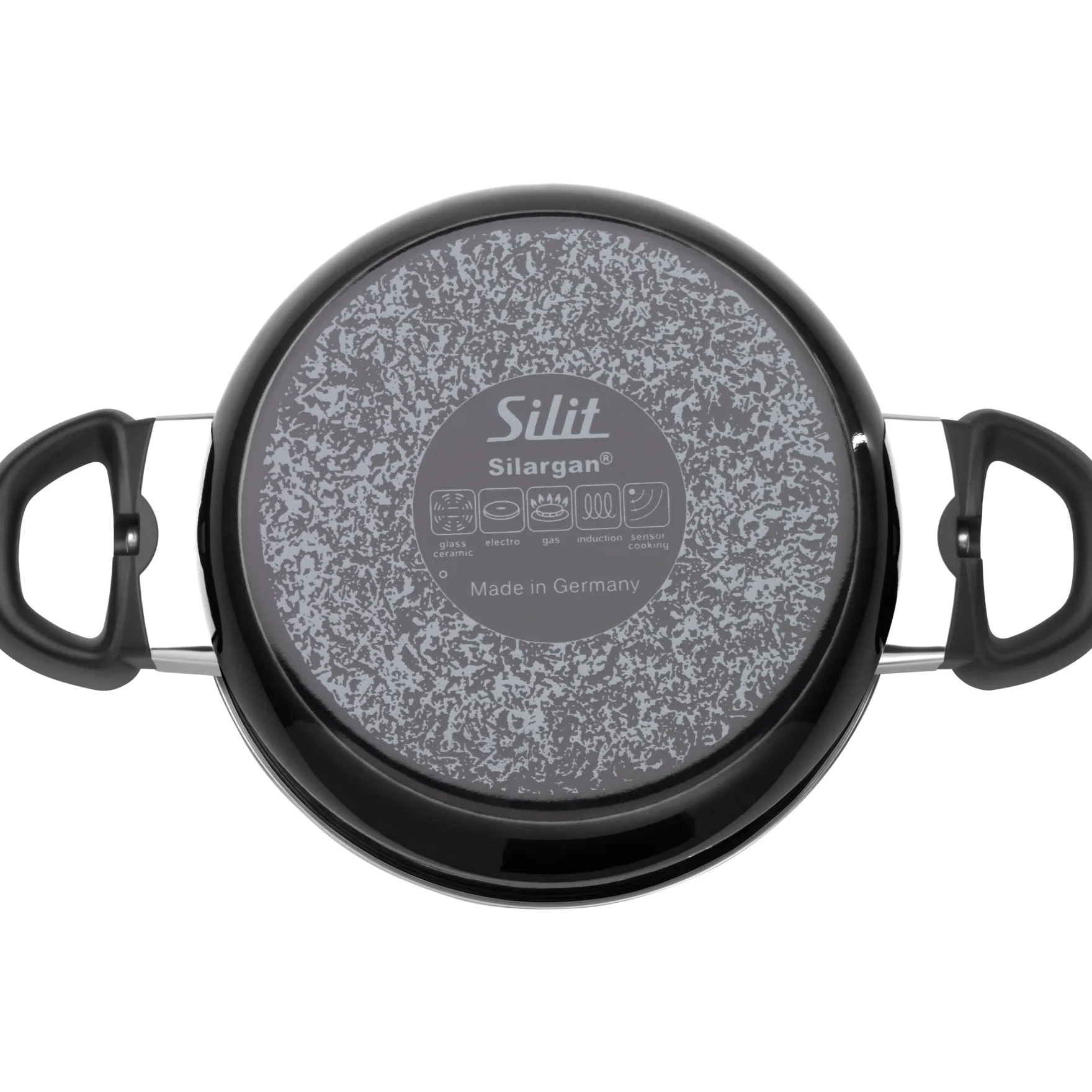 Bratentöpfe|WMF Silit Silargan® Modesto Bratentopf mit Deckel, 20 cm, Black