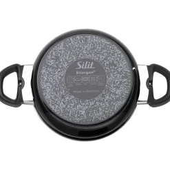 Kochtöpfe|Induktionstöpfe|WMF Silit Silargan® Modesto Kochtopf mit Deckel, 20 cm, Black