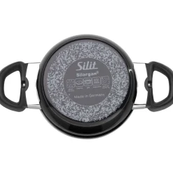Induktionstöpfe|Kochtöpfe|WMF Silit Silargan® Modesto Kochtopf mit Deckel, 16 cm, Black
