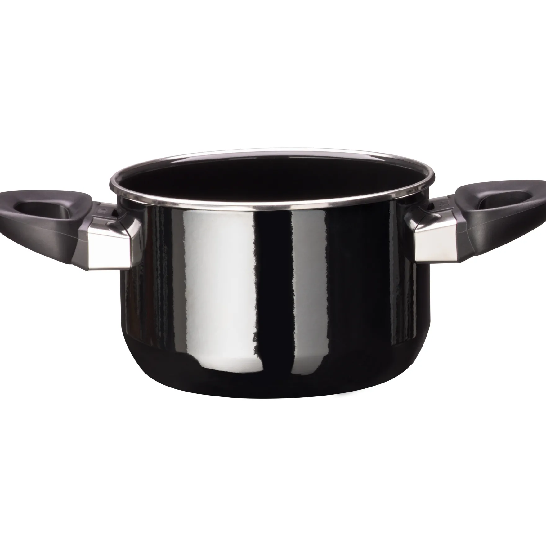 Induktionstöpfe|Kochtöpfe|WMF Silit Silargan® Modesto Kochtopf mit Deckel, 16 cm, Black