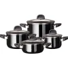 Topfsets|WMF Silit Silargan® Modesto Topf-Set 4-teilig, Black