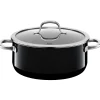 Bratentöpfe|WMF Silit Silargan® Passion Bratentopf mit Deckel, 24 cm, Black