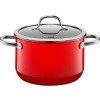 Kochtöpfe|Induktionstöpfe|WMF Silit Silargan® Passion Kochtopf mit Deckel, 20 cm, Red