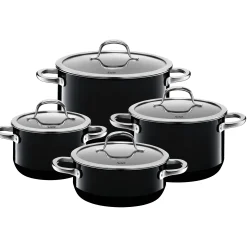 Topfsets|WMF Silit Silargan® Passion Topf-Set, 4-teilig, Black