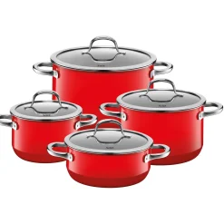 Topfsets|WMF Silit Silargan® Passion Topf-Set, 4-teilig, Red