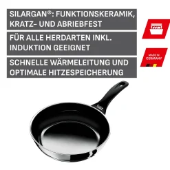 Induktionspfannen|Bratpfannen|WMF Silit Silargan® Professional Stielpfanne hoch, 20 cm, Black