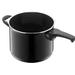 Schnellkochtöpfe|Induktionstöpfe|WMF Silit Silargan® Sicomatic t-Plus Schnellkochtopf 22 cm, 6,5 l, Black