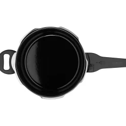 Schnellkochtöpfe|Induktionstöpfe|WMF Silit Silargan® Sicomatic t-Plus Schnellkochtopf, 22 cm, 4,5 l, Black