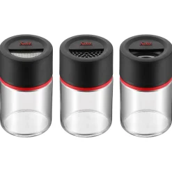 Zuckerstreuer|Salz- & Pfefferstreuer|WMF Silit Storio Gewürzstreuer-Set, 3-teilig
