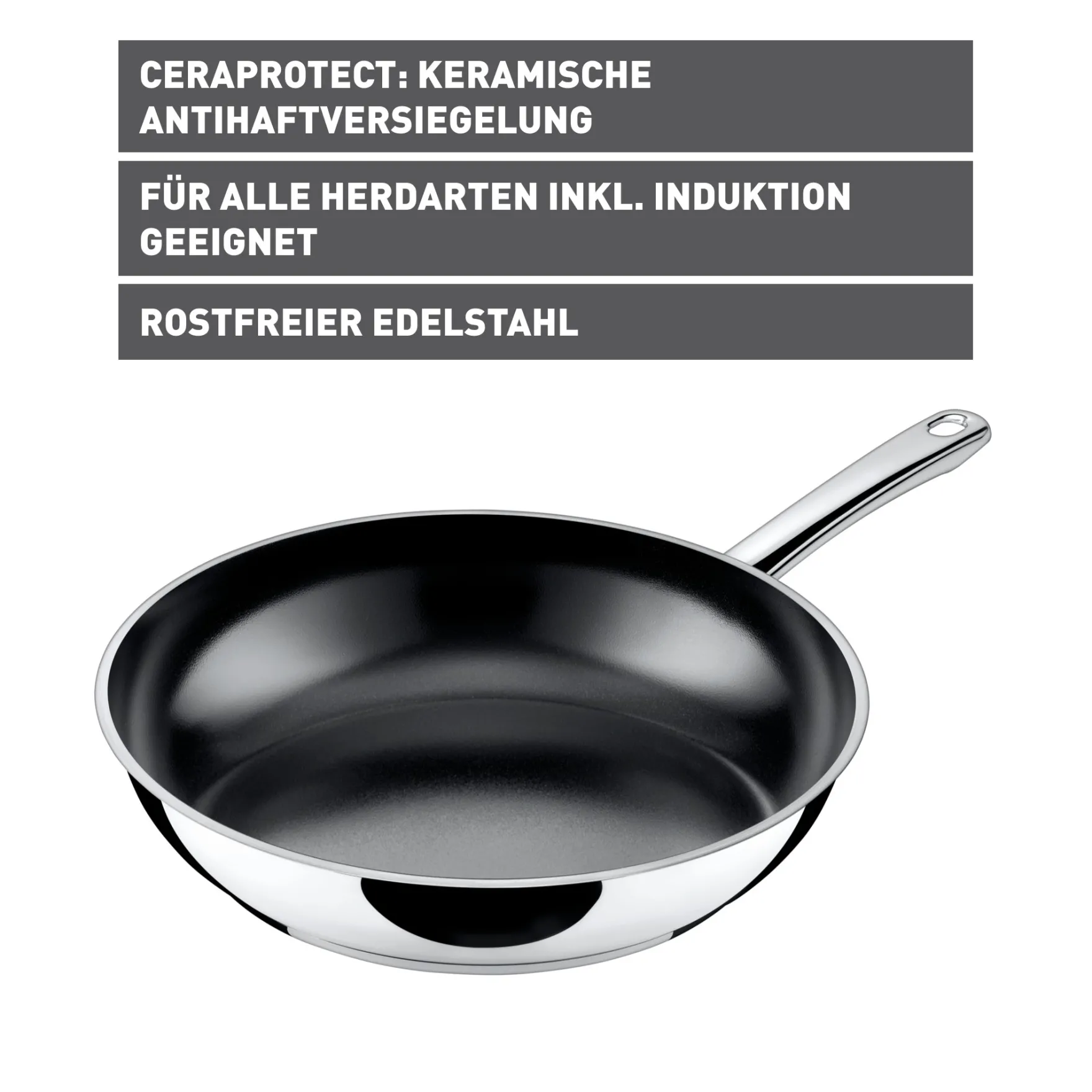 Induktionspfannen|Bratpfannen|WMF Silit Talis Stielpfanne, 20 cm