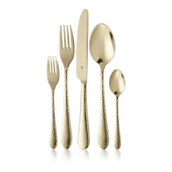 Besteck-Sets|WMF Sitello Besteck-Set, Gold Edition, 30-teilig, Cromargan®
