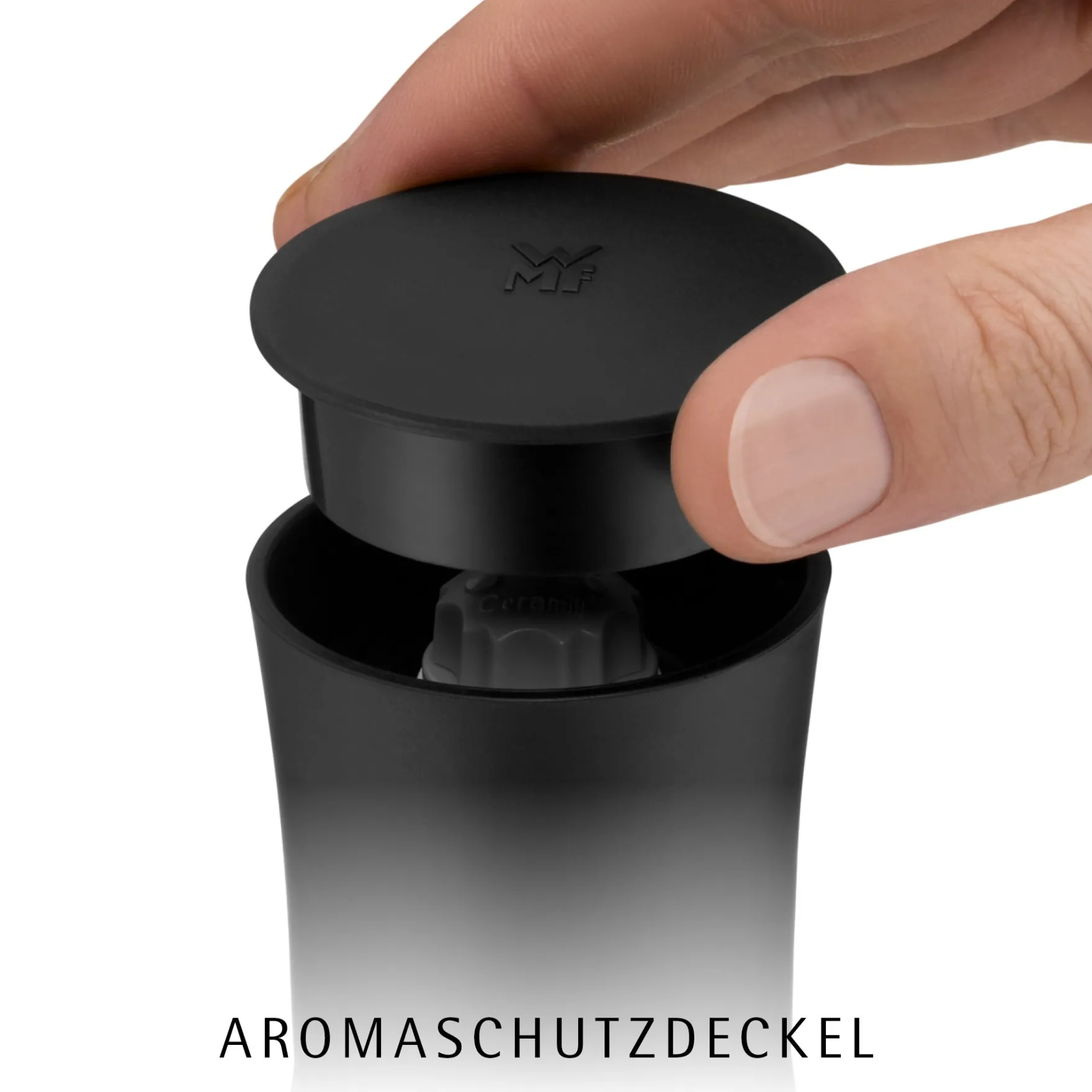 Salz- & Pfeffermühlen|Gewürzmühlen|WMF Trend Gewürzmühle, Schwarz