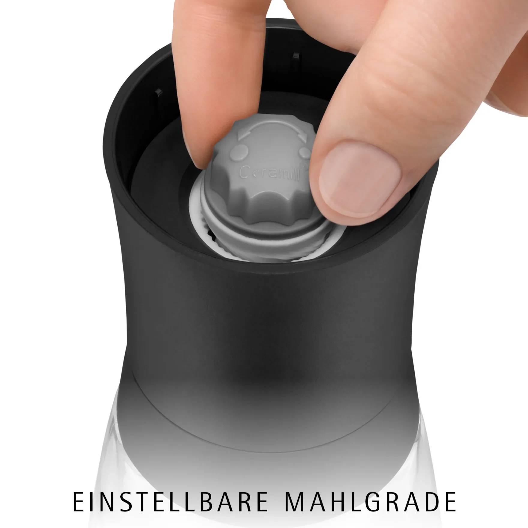 Salz- & Pfeffermühlen|Gewürzmühlen|WMF Trend Gewürzmühle, Schwarz