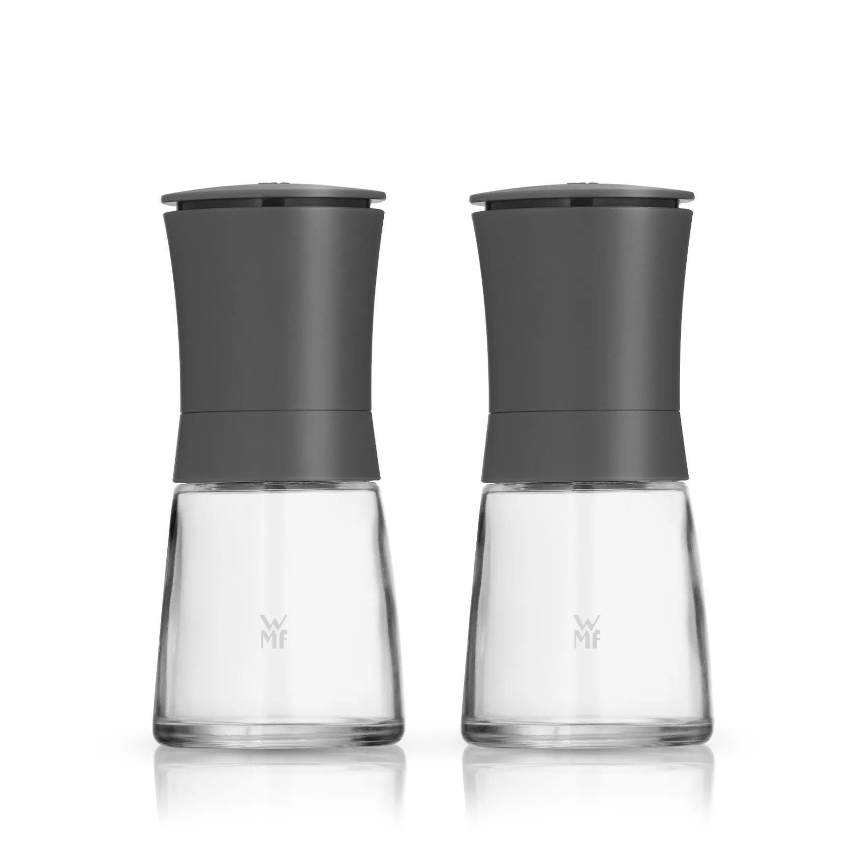 Salz- & Pfeffermühlen|Gewürzmühlen|WMF Trend Gewürzmühlen-Set, 2-teilig, grau