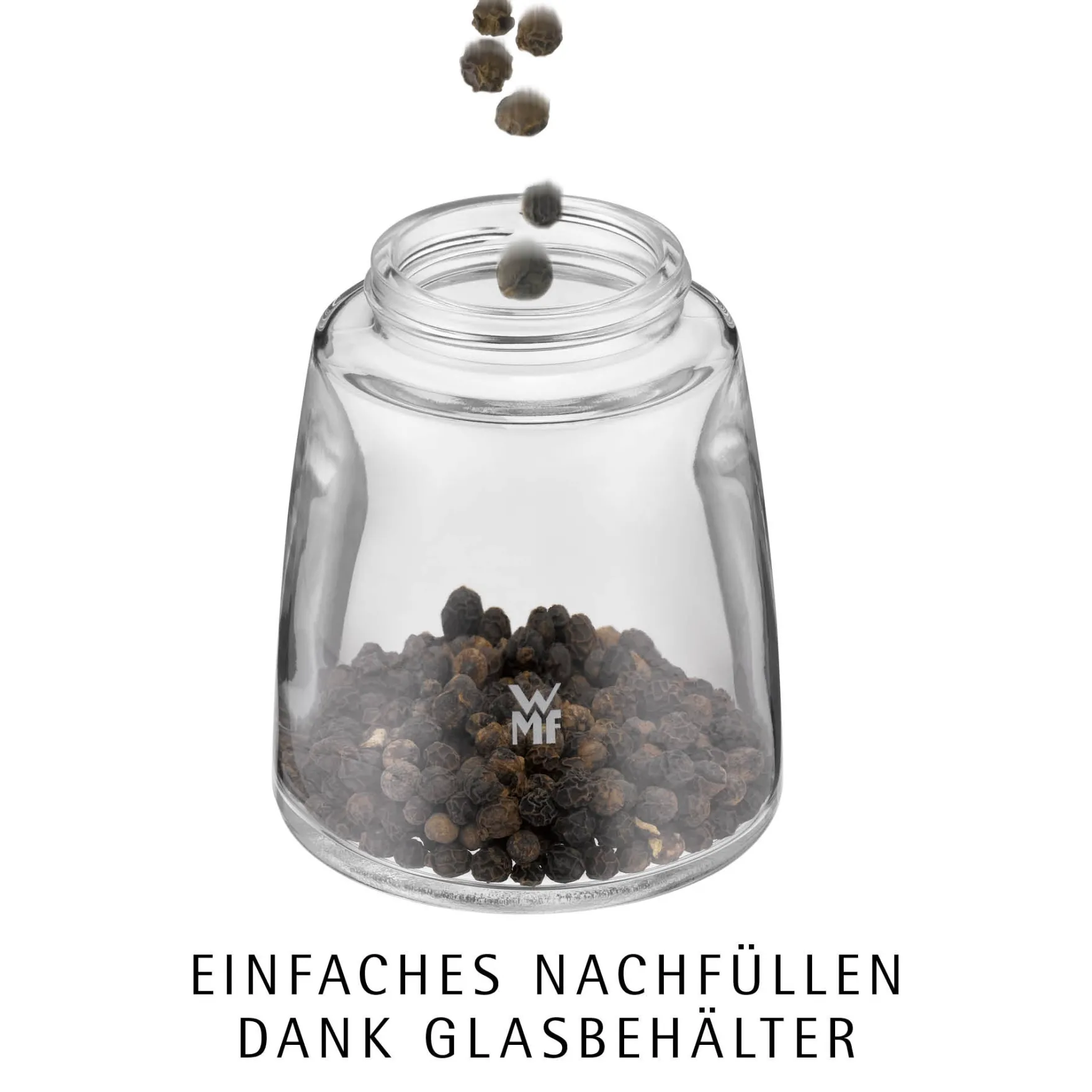 Salz- & Pfeffermühlen|Gewürzmühlen|WMF Trend Gewürzmühlen-Set, 2-teilig, grau