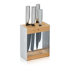 Messersets|Messerblöcke|WMF Ultimate Black Messer-Set mit Messerblock, 5-teilig