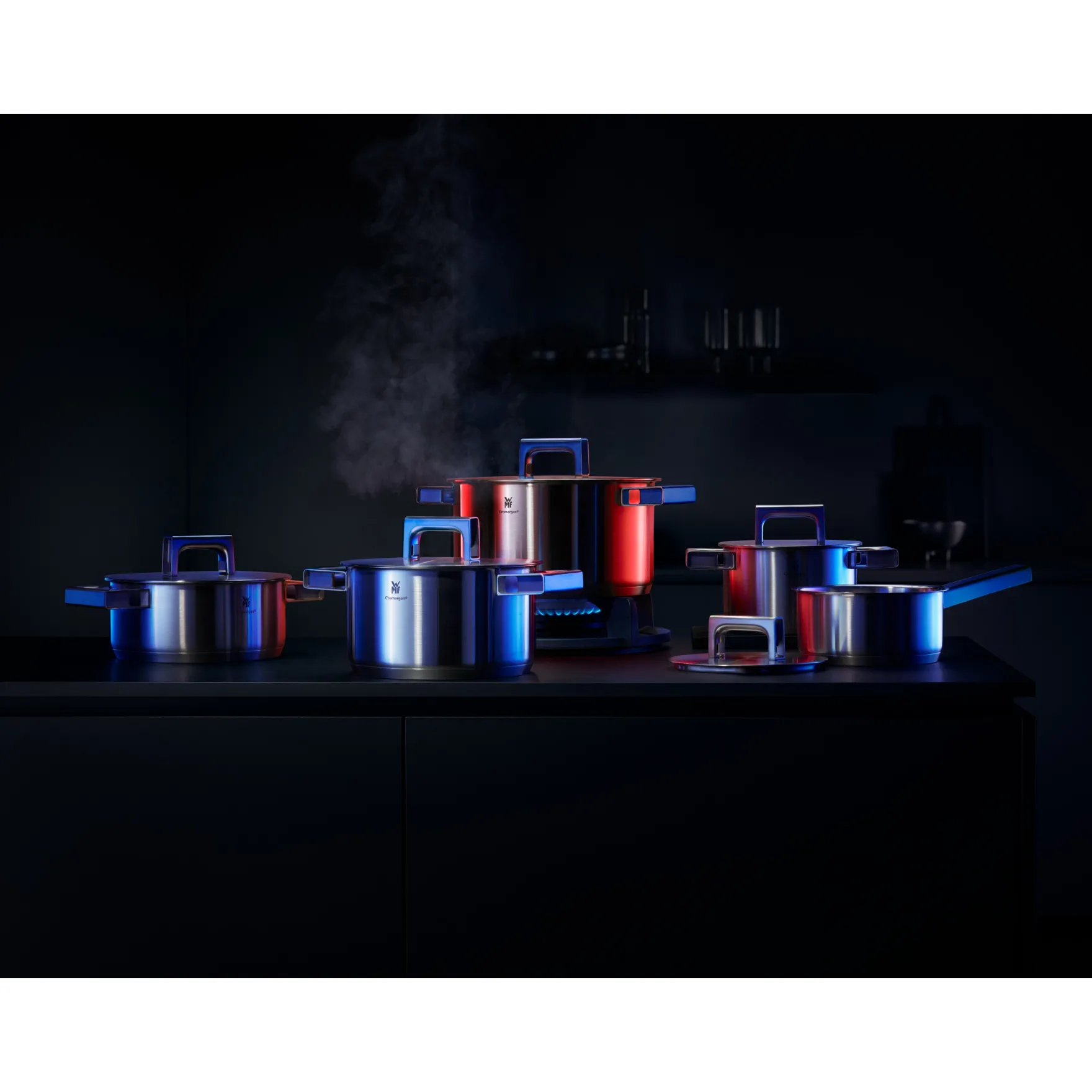 Zubehör Töpfe|WMF Ultimate Cool+ Edelstahldeckel, 16 cm