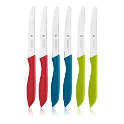 Weitere Küchenmesser|Käsemesser|WMF Vespermesser-Set, 6-teilig, Bunt