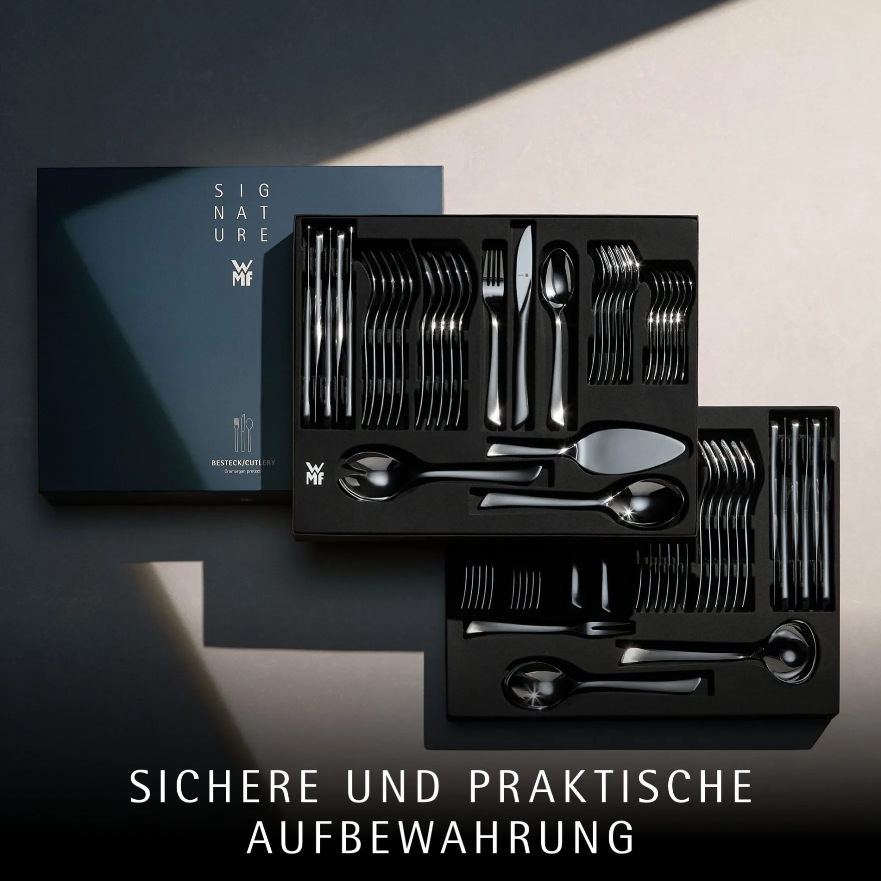 Besteck-Sets|WMF Virginia Besteck-Set, 66-teilig, Cromargan protect®