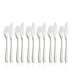 Besteck-Sets|WMF Vision Fischbesteck-Set, 12-teilig, Cromargan protect®