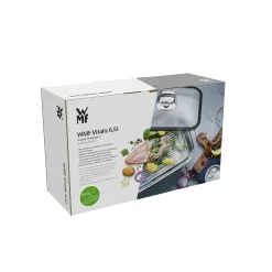 Dampfgarer|WMF Vitalis Aroma-Dampfgarer 6,5 l mit Spargelzange