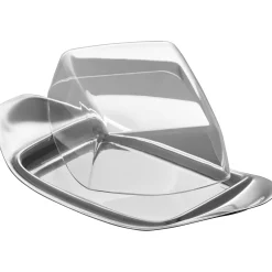 Butterdosen|WMF Wagenfeld Butterdose, 22 x 11 cm